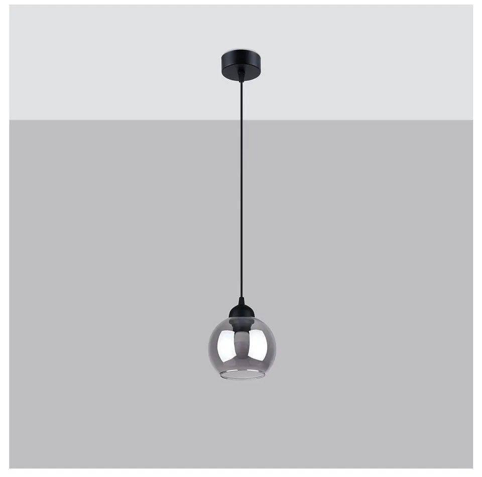 Lustră neagră ø 15 cm Grande – Nice Lamps