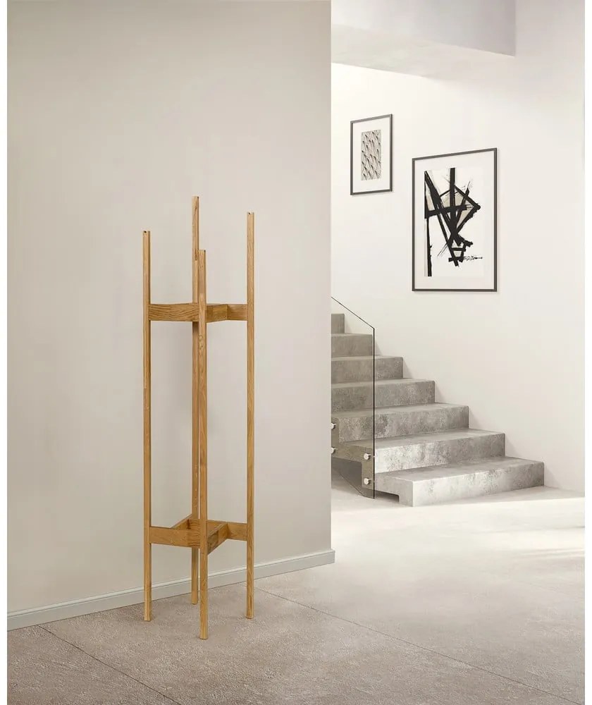 Cuier din lemn masiv de stejar Woodman Hilbert