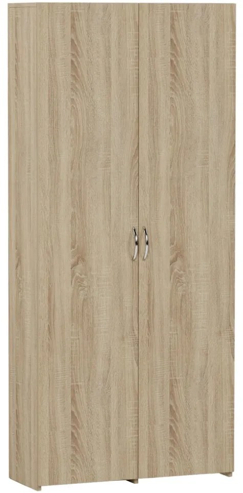 Raft pentru dulap de birou MODERN B-80-2D - diverse modele de culori Alb