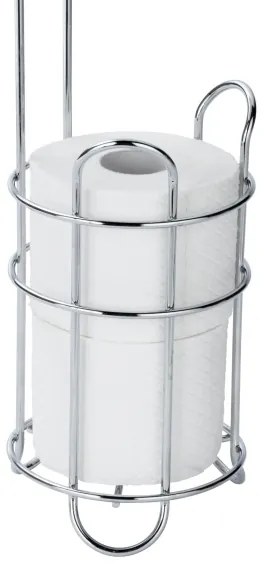 WENKO 24074800 - Suport pentru hârtie igienică 16x59 cm, crom lucios