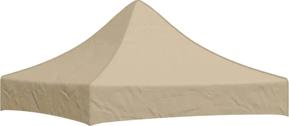 vidaXL Acoperiș pentru cort de petrecere, bej, 2 x 2 m, 270 g/m²