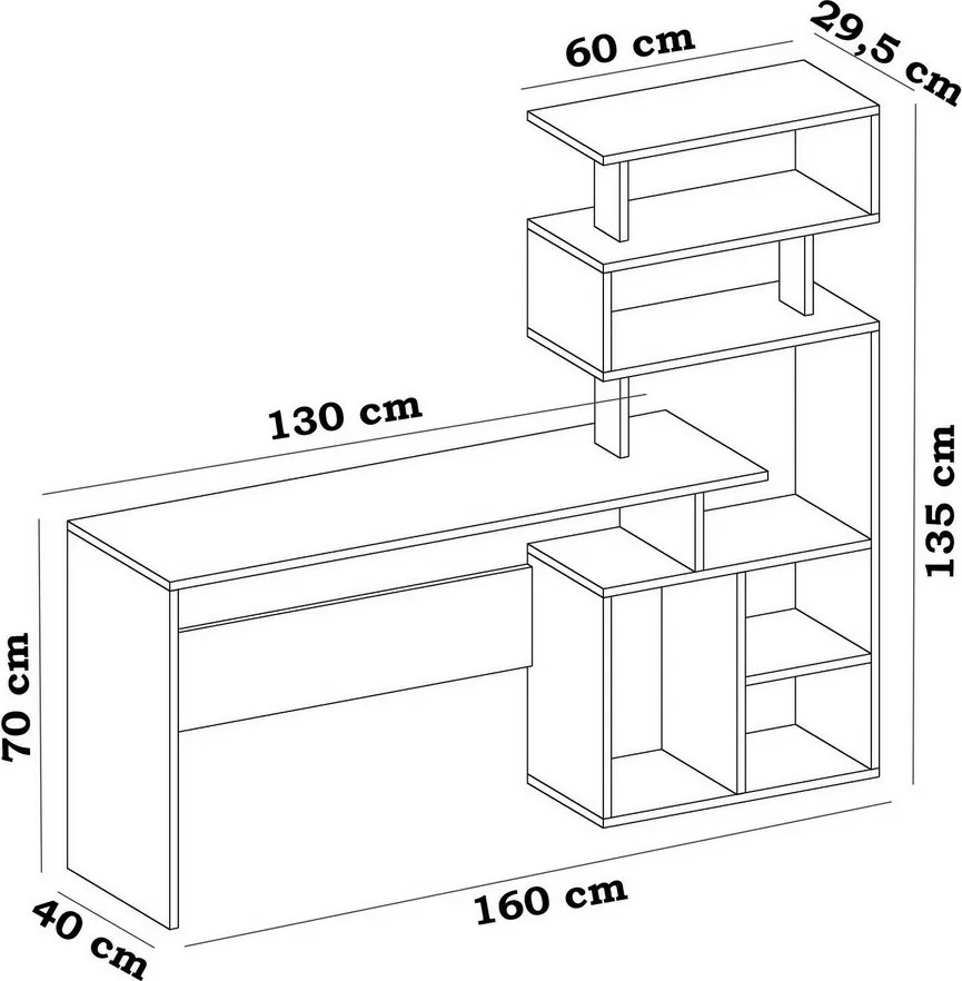 Birou de lucru Next White