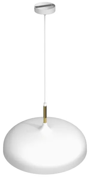 Lustră pe cablu Brilagi ABRAHAM 1xE27/60W/230V d. 45 cm alb