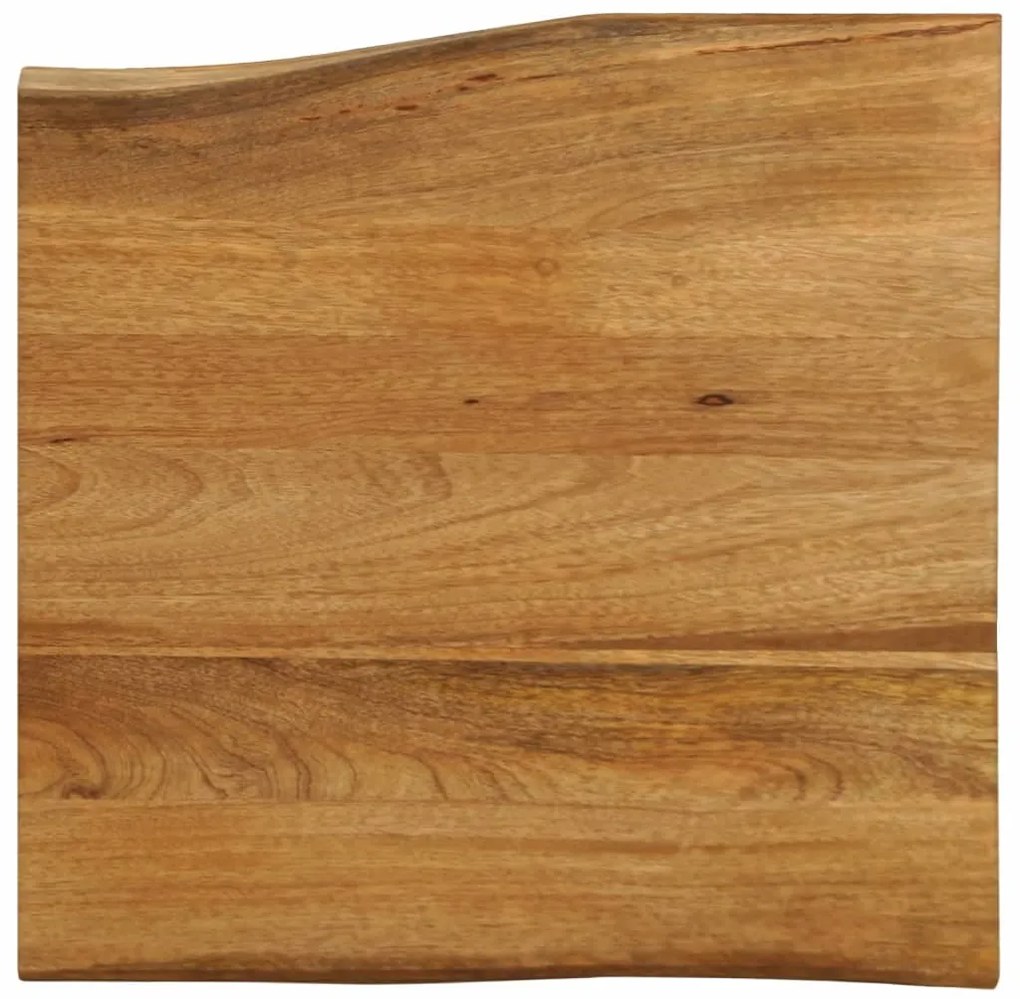 Blat masa cu margini, 60x60x3,8 cm, lemn masiv mango