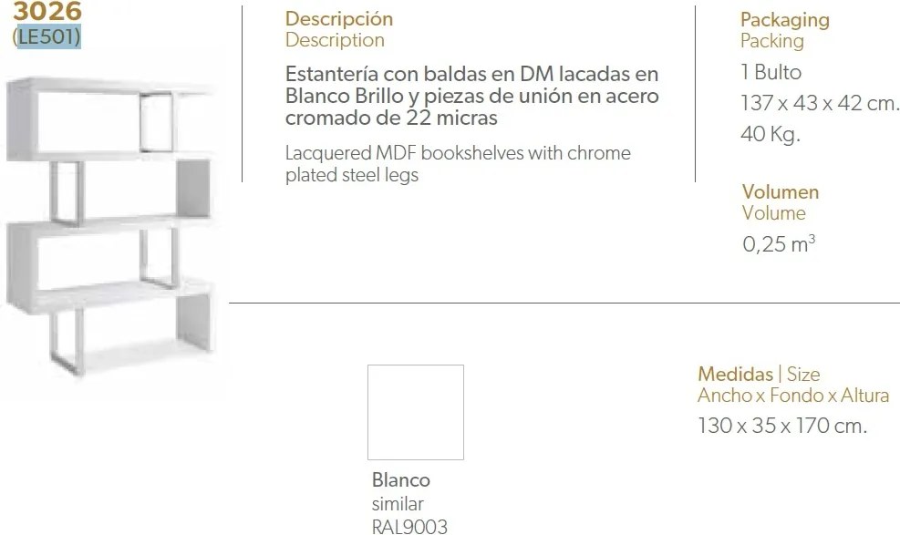 Raft modern design italian Book AC-LE501-EST