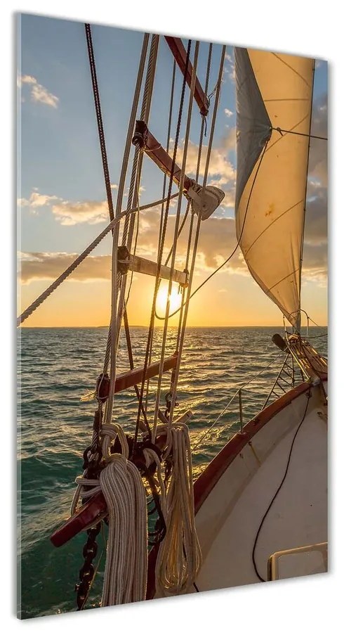 Tablou acrilic Yacht pe mare
