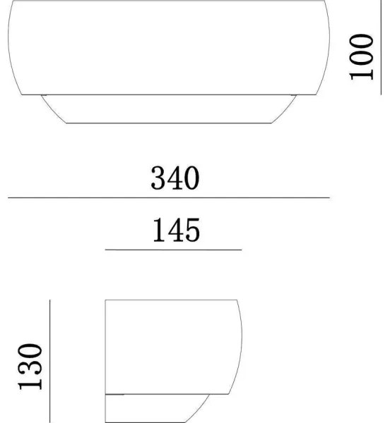Aplică Deko-Light 341206 TWYNNDA 1xE14/40W/230V alb
