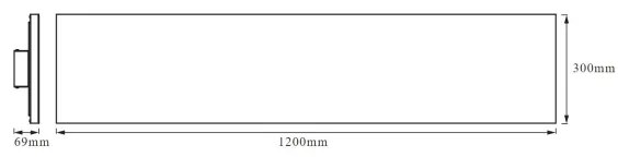 Panou LED aplicat FRAMELESS LED/40W/230V 3000K Ledvance