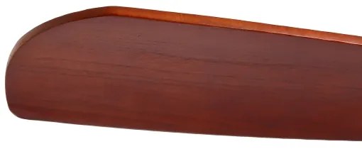 ZEVENTI - Ventilator de tavan LIONI Wi‑Fi Tuya crom/stejar + telecomandă