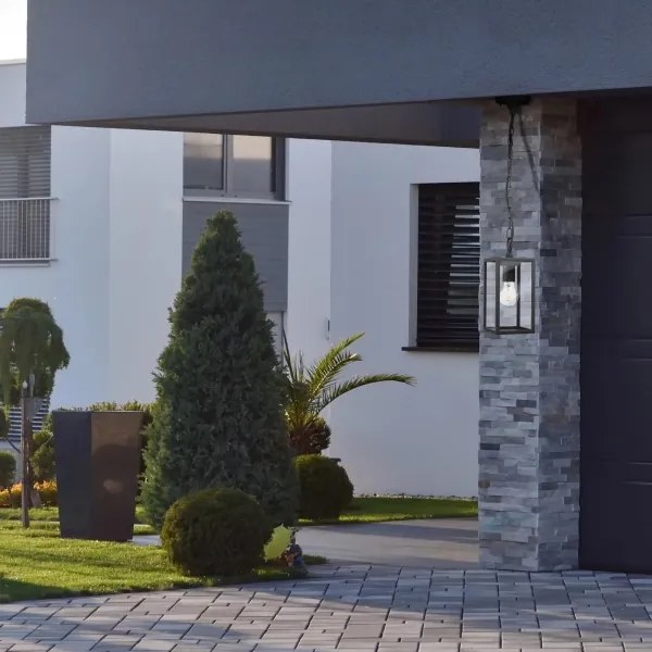 Lustră exterior MALMO 1xE27/15W/230V negru