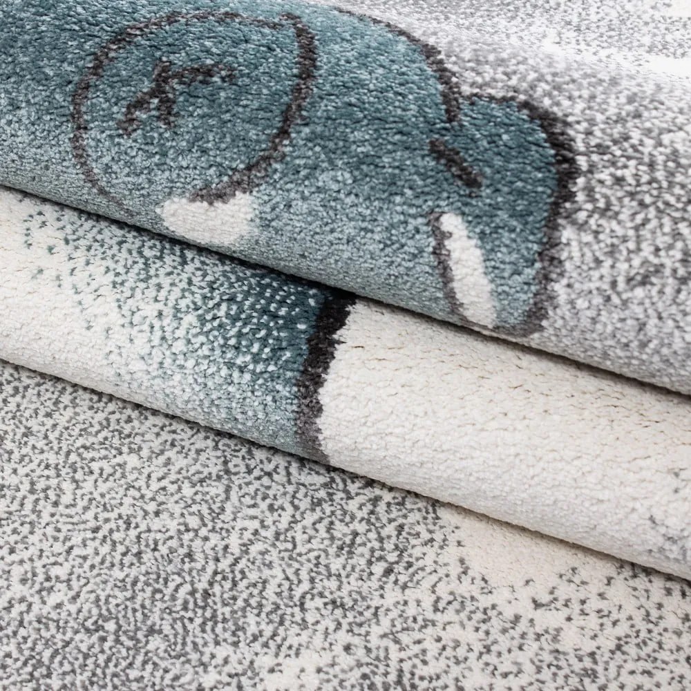 Covor pentru copii albastru/gri ø 120 cm Kids – Ayyildiz Carpets