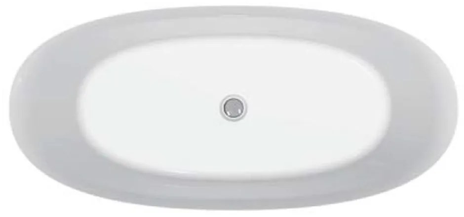 Cada freestanding, Florida, Aura Slim 170, ovala, cu instalatie completa, alb
