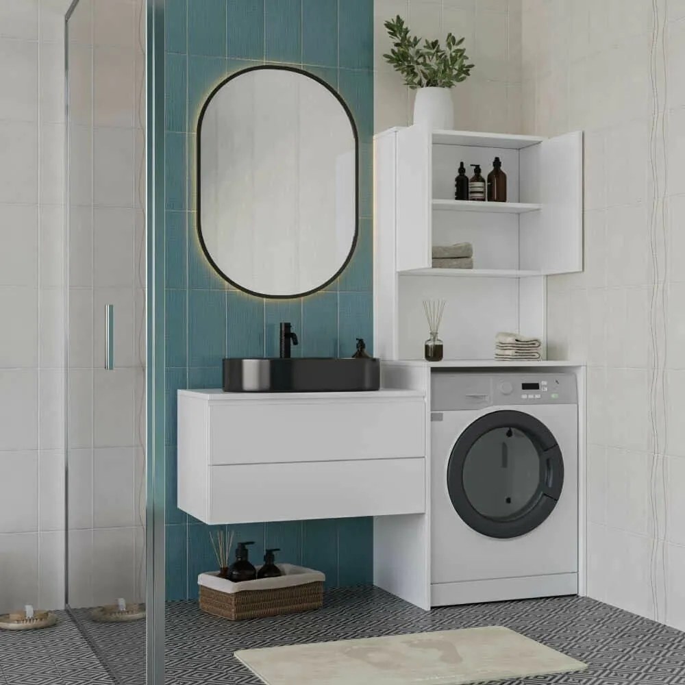 Dulap deasupra mașinii de spălat Lisa White