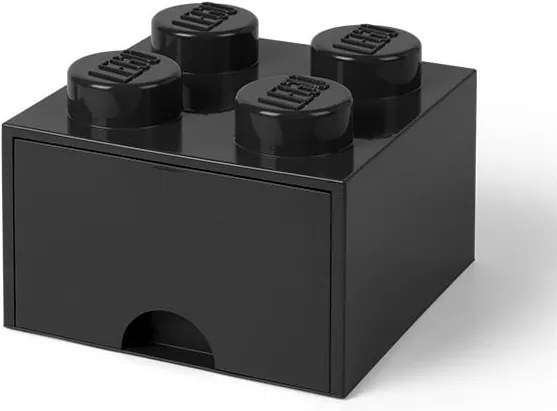 Cutie pătrată pentru depozitare LEGO®, negru
