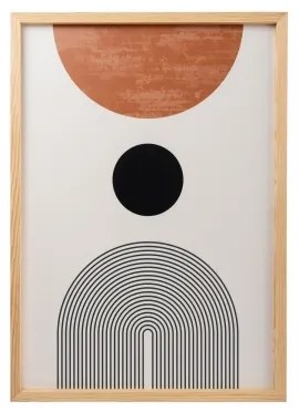 SET 3x pictură în ramă foto 50x70 cm bej/maro