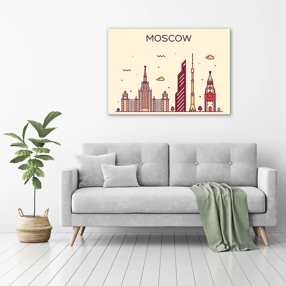 Pictură pe pânză Clădiri din moscova