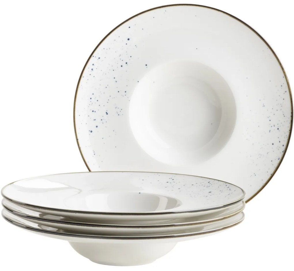 Mäser 4-piece gourmet plate set Pintar Albastrupuncte 26 cm
