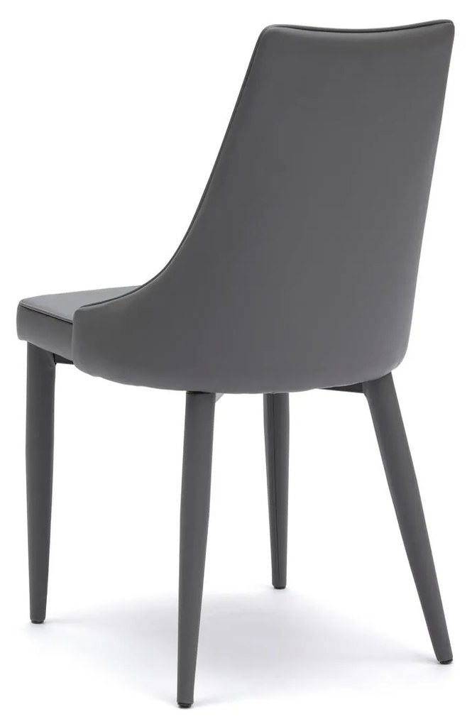 STONES Scaun din piele ecologică 46cm X 46cm H. 91cm | Aosom Romania