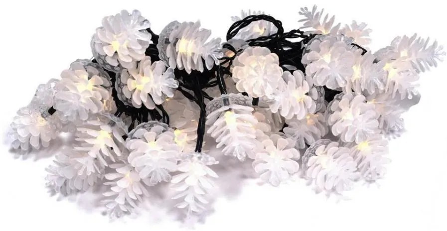 Instalație LED de Crăciun de exterior Retlux 40xLED/15m IP44 alb cald