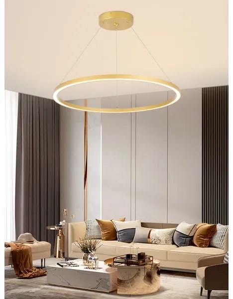 Immax NEO 07159-G80 - Lustr LED FINO 60W 230V Tuya auriu + DO dimabil