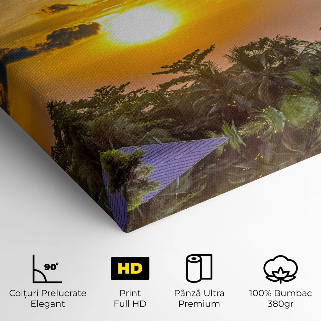 Tablou Canvas, 100x200cm, Dormitor si Living, Peisaje, Vara, Summer View