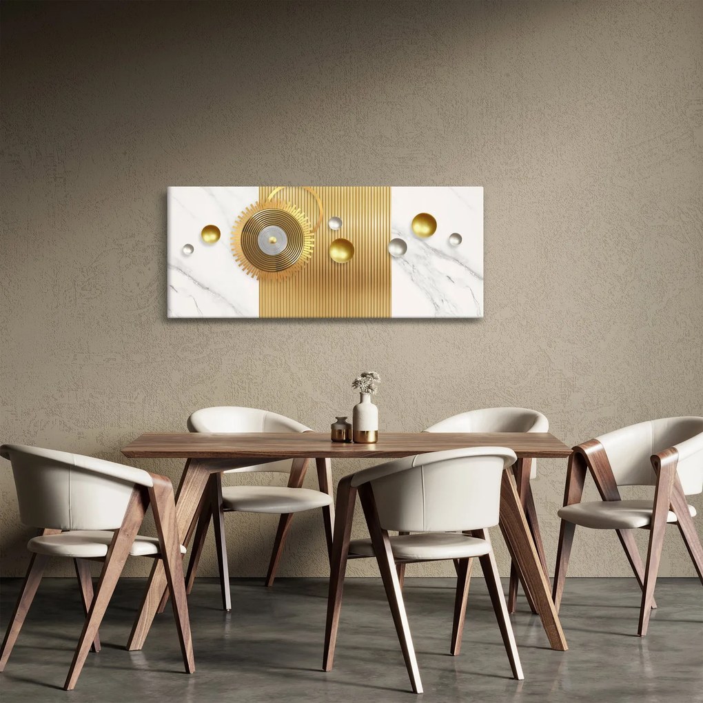 Tablou - Perle din Marmură (120x50 cm)