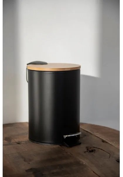 WENKO 24696100 - Coș TORTONA 17x21 cm negru/maro