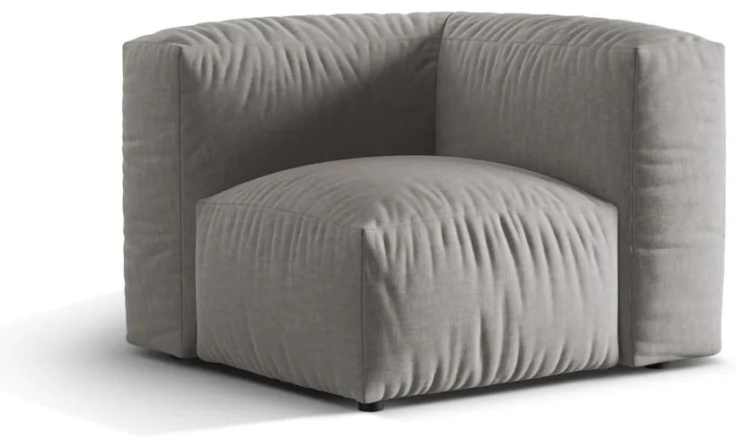 Modul pentru canapea modulară gri deschis (cu colț variabil) Martina – Micadoni Home