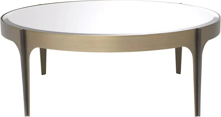 Masuta de cafea design LUX Artemisa S, alama periata 116138 HZ