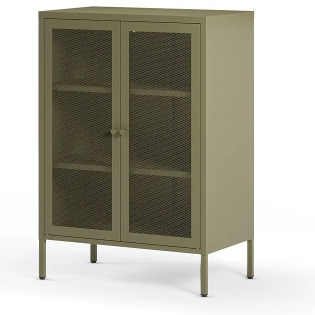 Dulap verde din metal 70x100x40 cm Fayna – Marckeric