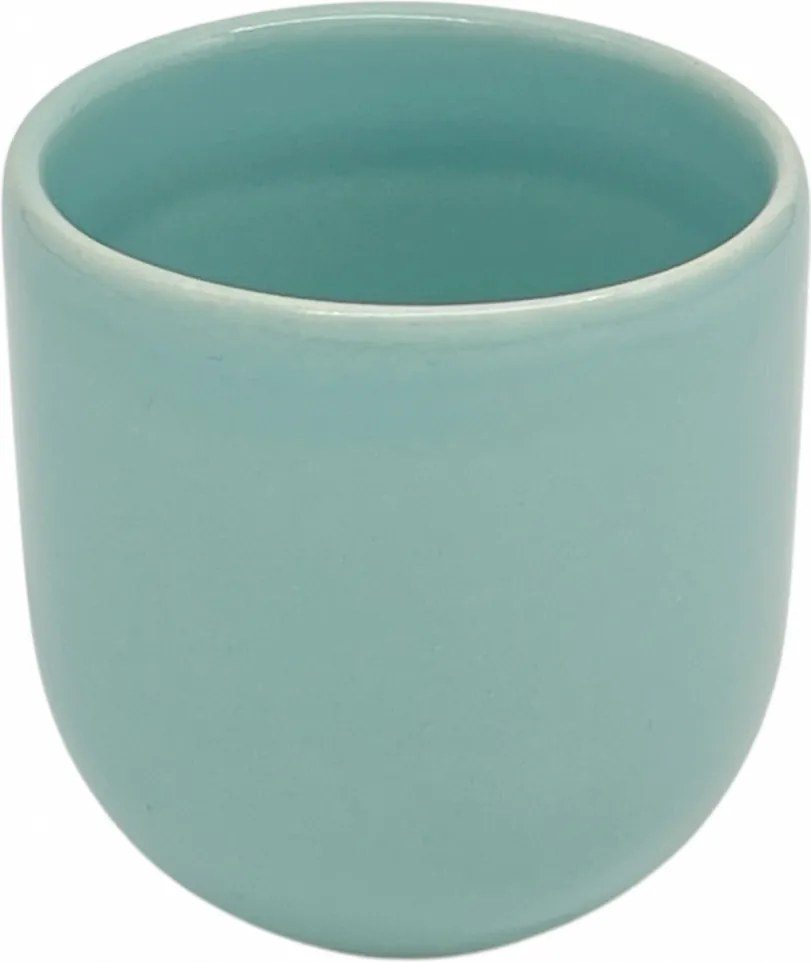 Pahar Cafea Albastru deschis (PANTONE Baby Blue, 250ml), gresie glazurata manual