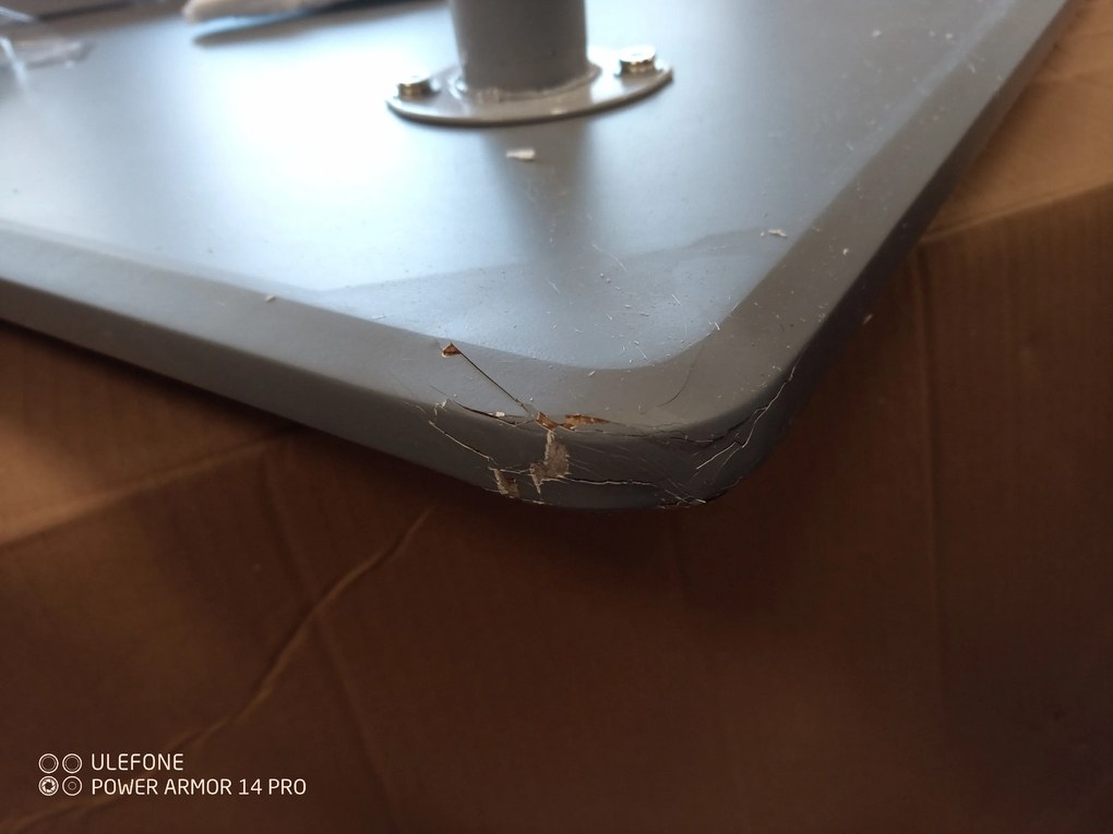 OFERTA Masa de sufragerie gri BERGEN 120x80 cm a doua calitate