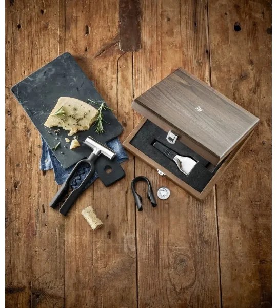 WMF - Set pentru somelieri, 3 piese, nuc