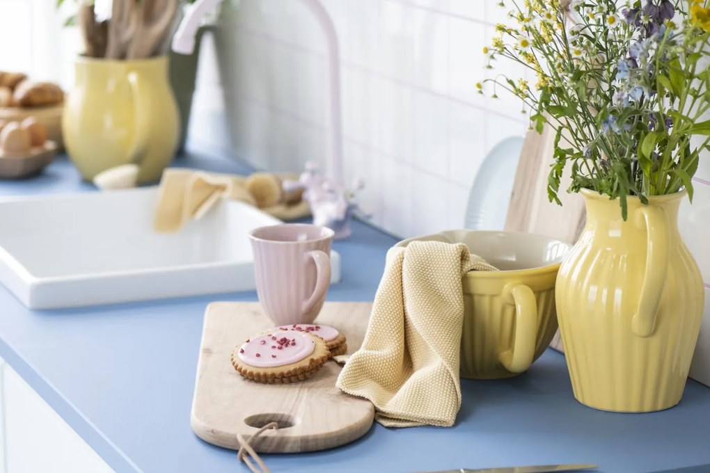 Bol galben din ceramica pentru aluat MYNTE LEMONADE