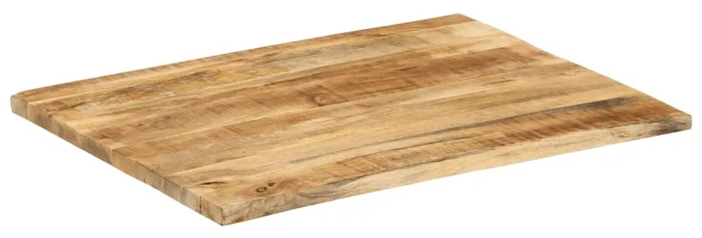 Blat de masa, 25-27 mm, 80x60 cm, lemn masiv de mango