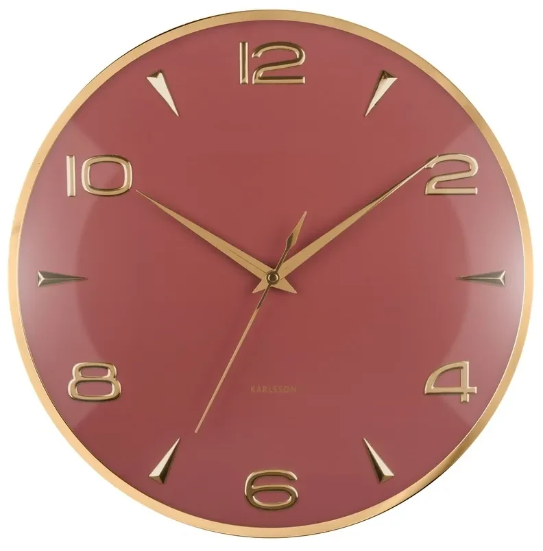 Karlsson 6017RD ceas de perete design roșu,diametru 40 cm