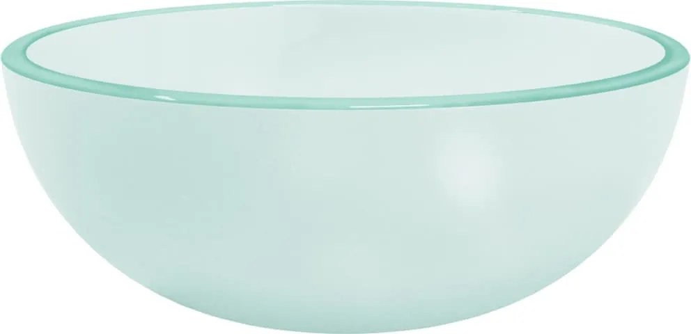 vidaXL Chiuvetă din sticlă securizată, 30x12 cm, mată