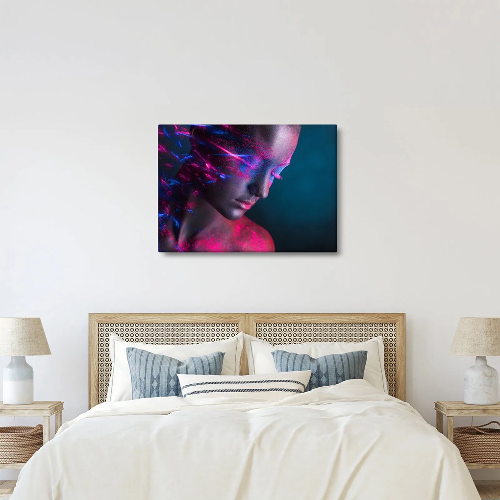 Tablou strălucitor a femeii (70x50 cm)