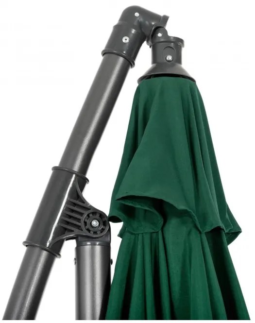 ShopJK UMBRELĂ DE SOARE PENTRU GRĂDINĂ 350 CM CAPPUCINO