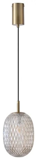 Lustră pe cablu 1xE14/25W/230V transparent pr. 15 cm