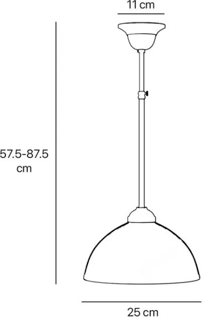 Lustra stil neoclasic din alama si abajur ceramic Elide