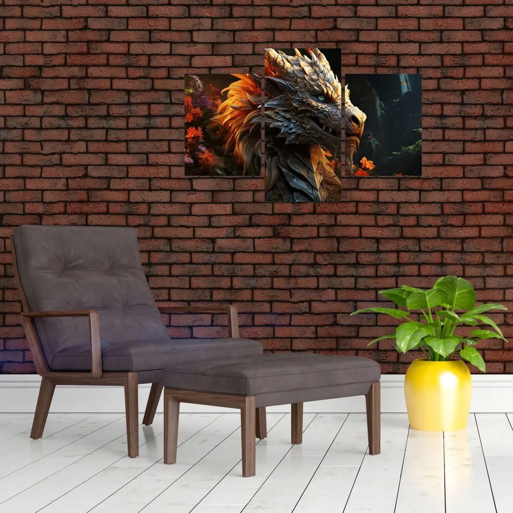 Tablou - Dragon (90x60 cm)