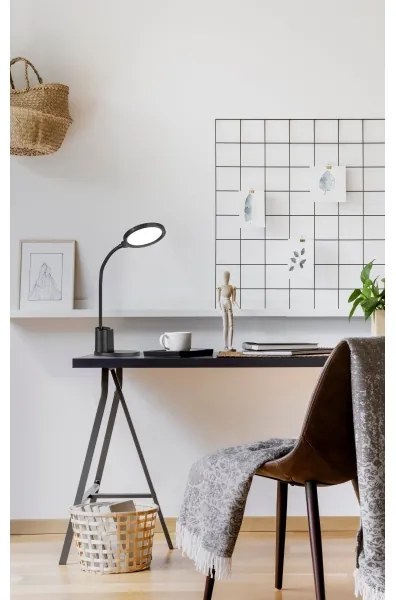 Lampă LED dimabilă de masă BROLINI LED/2,1W/5V 1500 mAh negru Eglo 900528