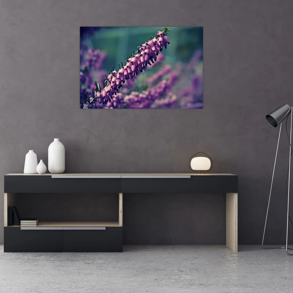 Tablou cu floare violetă (90x60 cm)
