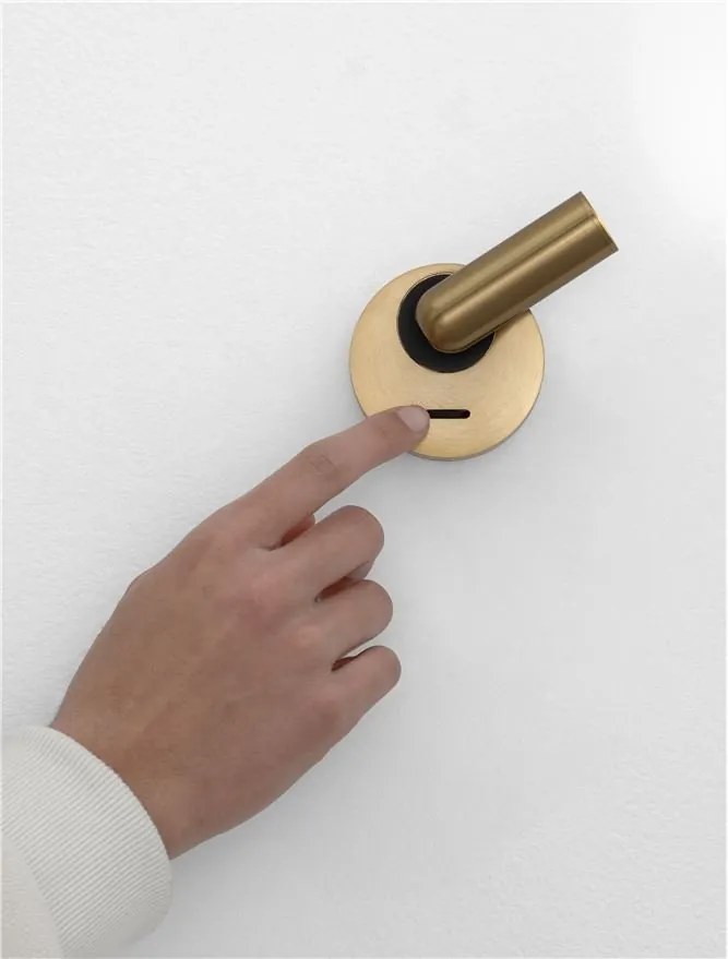Aplica spot LED directionabil auriu PICTOR