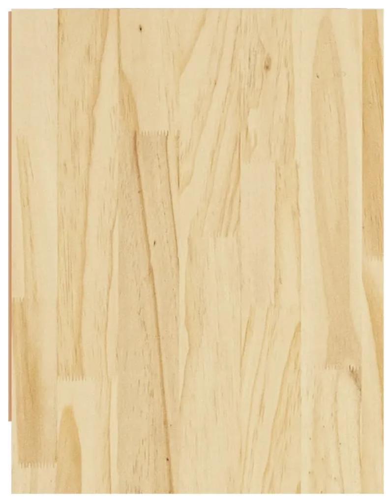 Noptiera, 40x30,5x40 cm, lemn masiv de pin 1, Lemn deschis
