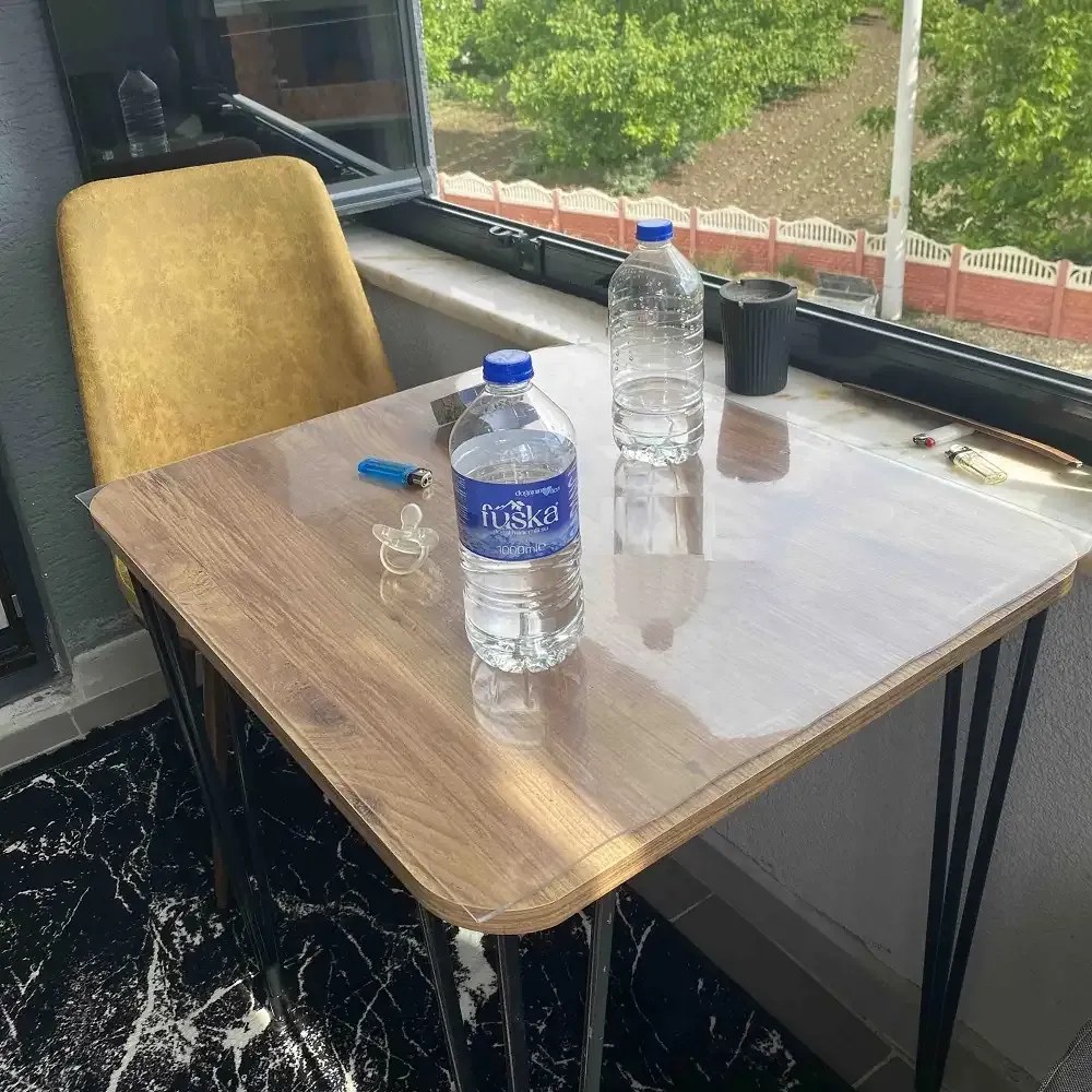 Masa bucatarie patrat texturata, Homs 70x70x75 cm,A0044