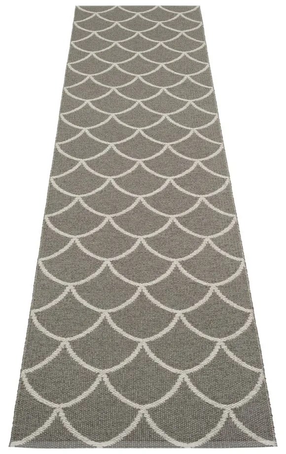 Covor tip traversă pentru interior și exterior gri 70x300 cm Kotte Charcoal – Pappelina