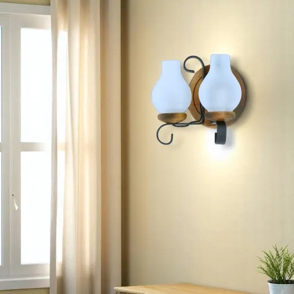 Aplică Brilagi ROATA APLICA 2xE14/40W/230V fag