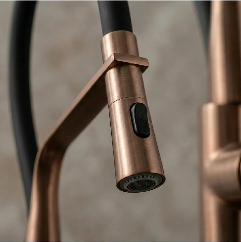 Baterie bucatarie Rea Castor cupru periat